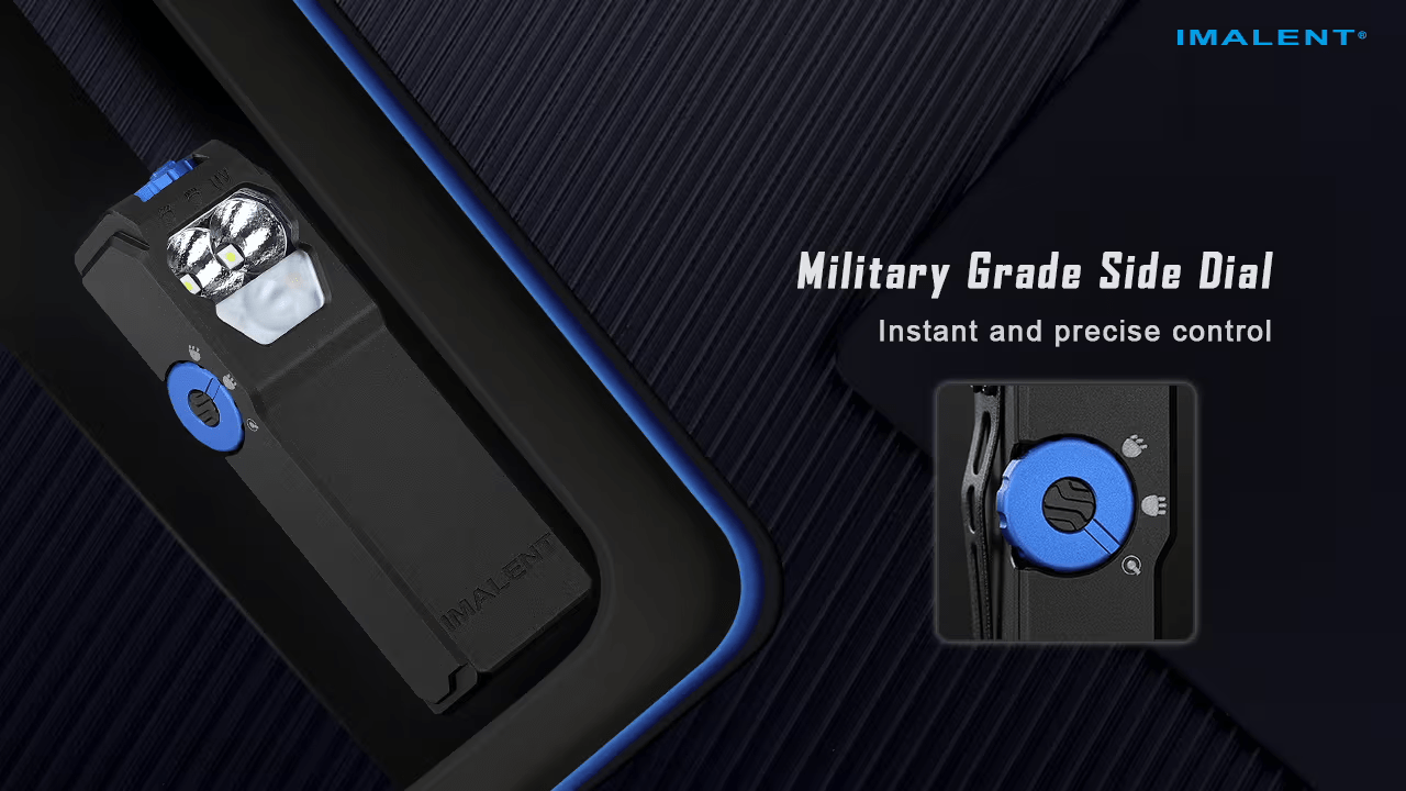 IMALENT GR36 Military Grade Rotary Dial Control Flashlight
