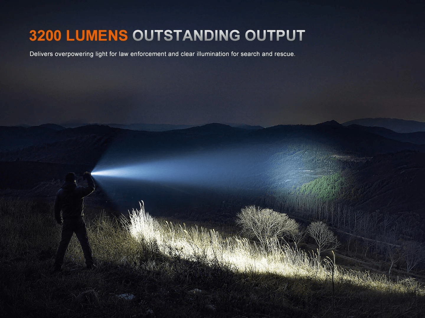 Fenix TK15R 3200 Lumens 490m Beam Flashlight