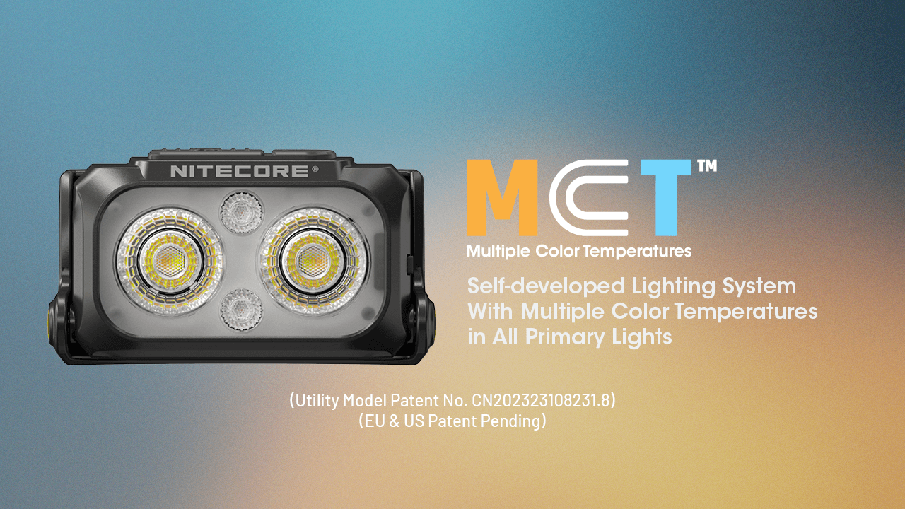 NITECORE NU25 MCT Headlamp 3000K 4500K 6500K Triple Color Temperature