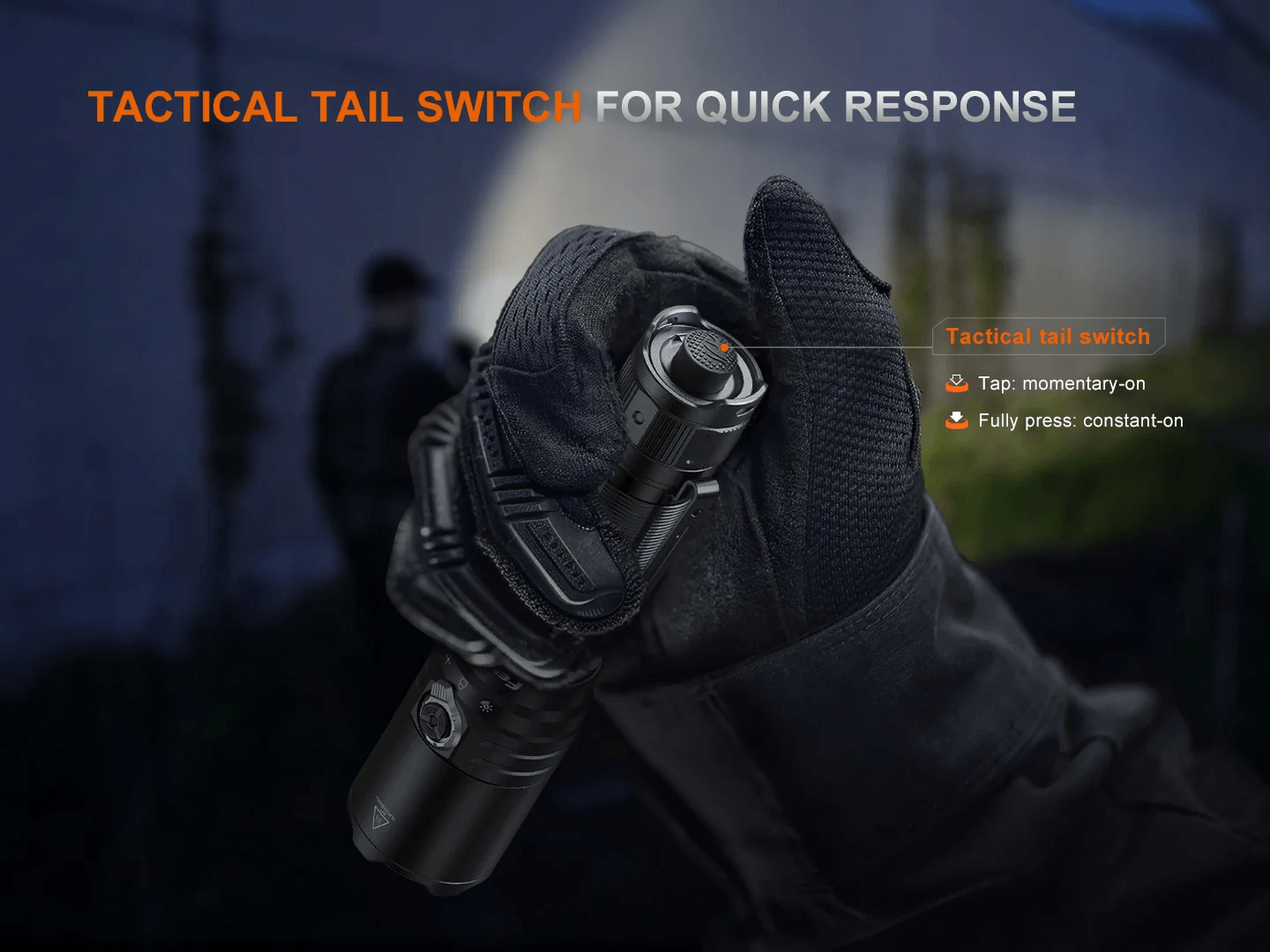 Fenix TK15R Innovative Toggle Switch Tactical Flashlight