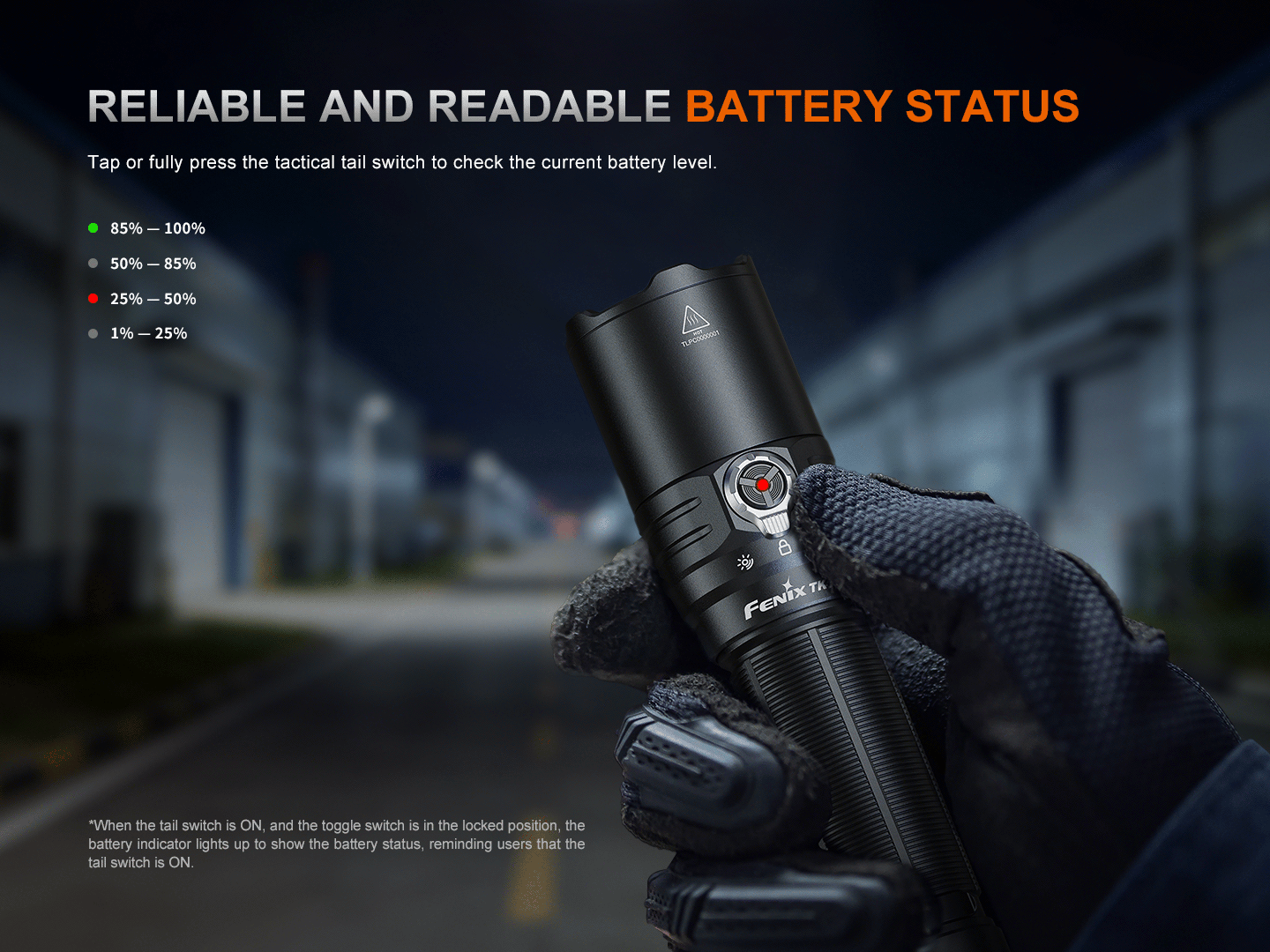 Fenix TK15R Ambient Light Monitoring Flashlight