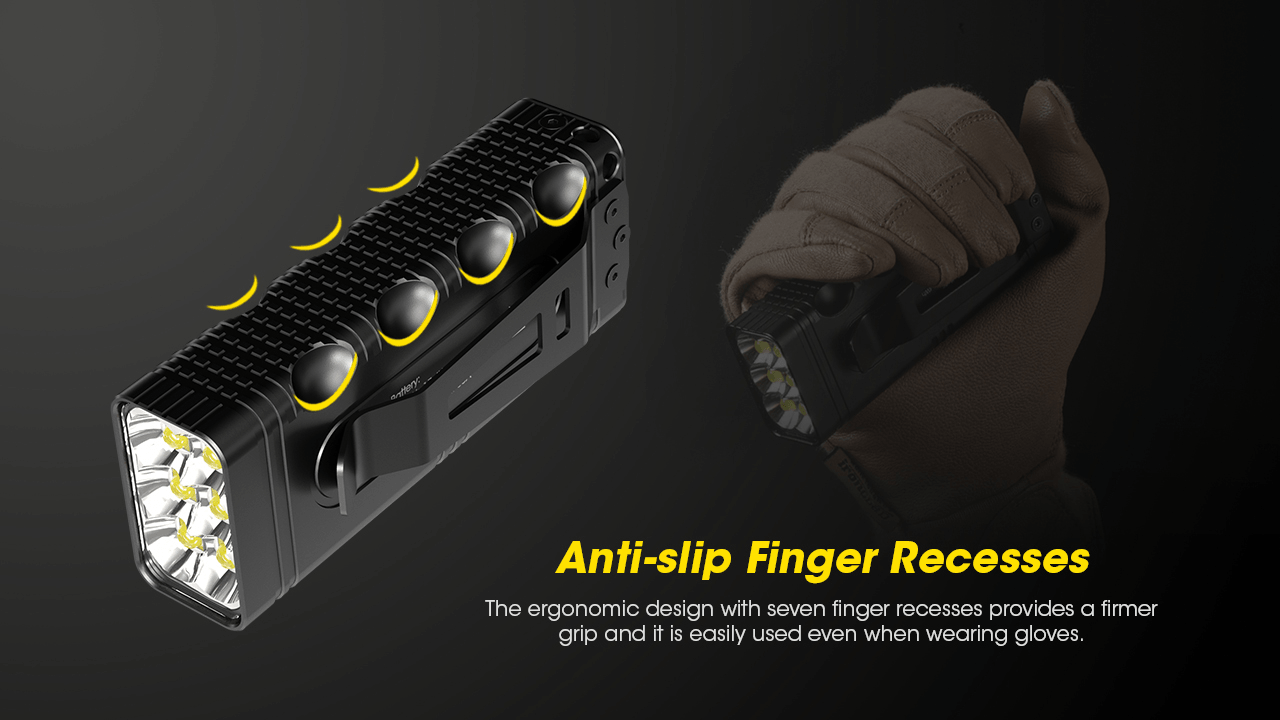 NITECORE TM12K Multifunctional OLED Real-Time Display Info
